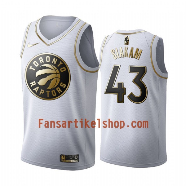 NBA Toronto Raptors Trikot Pascal Siakam 43 Nike 2019-2020 Weiß Golden Edition Swingman - Herren NBA Toronto Raptors Trikot Pascal Siakam 43 Nike 2019-2020 Weiß Golden Edition Swingman - Herren